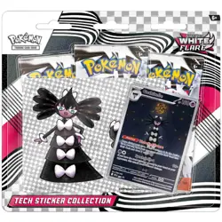 Pokemon White Flare SV10.5 3-Pack Tech Sticker Collection - Image 1