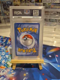 Pokemon TCG Blastoise Holo Unlimited Rare Card Base Set 2/102 PSA 8 WOTC - Image 2