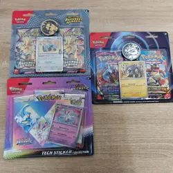 Pokemon Booster Pack Bundle 3 Booster Blisters Ascended Heros Prismatic Evo Phan - Image 1