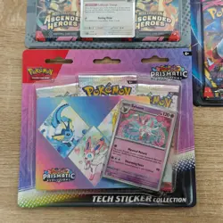 Pokemon Booster Pack Bundle 3 Booster Blisters Ascended Heros Prismatic Evo Phan - Image 2