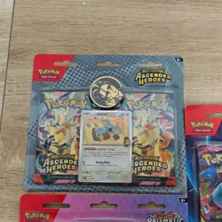 Pokemon Booster Pack Bundle 3 Booster Blisters Ascended Heros Prismatic Evo Phan - Image 4