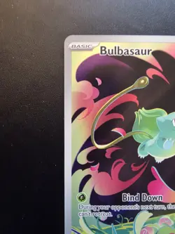 Pokemon TCG Bulbasaur 133/132 Secret Rare Mega Evolution Set Near Mint - Image 2