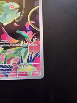 Pokemon TCG Bulbasaur 133/132 Secret Rare Mega Evolution Set Near Mint - Image 4