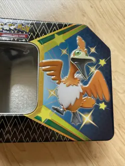 SHINING FATES CRAMORANT V TIN METAL EMPTY NO CARDS CLEAN POKEMON TCG CONTAINER - Image 2