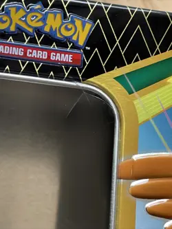 SHINING FATES CRAMORANT V TIN METAL EMPTY NO CARDS CLEAN POKEMON TCG CONTAINER - Image 4