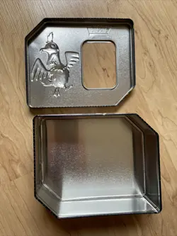 SHINING FATES CRAMORANT V TIN METAL EMPTY NO CARDS CLEAN POKEMON TCG CONTAINER - Image 5