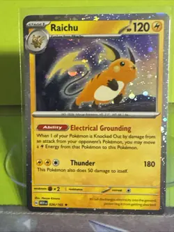 Raichu 026/165 Cosmos Holo - Sam's Club Promo - Pokemon TCG: 151!!! - Image 2