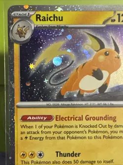 Raichu 026/165 Cosmos Holo - Sam's Club Promo - Pokemon TCG: 151!!! - Image 3