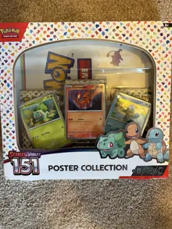 Pokemon TCG Poster Collection SEALED PAIR 151 MEW & Prismatic Evolutions - Image 2