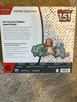 Pokemon TCG Poster Collection SEALED PAIR 151 MEW & Prismatic Evolutions - Image 3