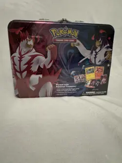 2021 Pokemon TCG Treasure Chest Lunchbox Tin Factory Sealed - Image 1