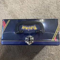 Pokemon TCG 2025 Fall Collectors Chest Lunchbox Tin New Factory Sealed - Image 3