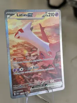 Latias ex Special Illustration Rare 239/191 Surging Sparks Pokemon English NM - Image 4