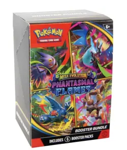 Sealed Pokemon Mega Evolution Phantasmal Flames Booster Bundle - Image 1