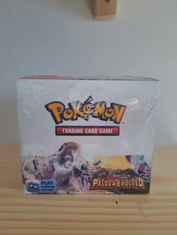 Pokemon Paldea Evolved Booster Box New Factory Sealed 820650863493 - Image 1