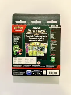 Pokemon Deluxe Battle Deck MEOWSCARADA ex Factory Sealed Box Ready To Play Deck - Image 2
