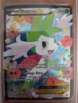 Pokemon TCG Shaymin EX Full Art 2013 B&W Legendary Treasures Collection PSA 6 - Image 4