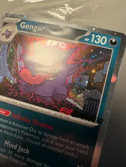 Double Swirl Gengar #050/088 - EB Games Promo - English SEALED Pokemon TCG Promo - Image 2