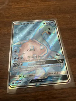 Pokemon TCG Lapras GX 139/149 Holo Ultra Rare Full Art Sun & Moon 2017 [NM] - Image 2