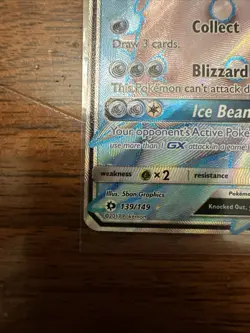 Pokemon TCG Lapras GX 139/149 Holo Ultra Rare Full Art Sun & Moon 2017 [NM] - Image 5