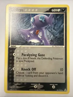 Sableye 31/110 Holon Phantoms Regular Pokemon TCG - Image 1