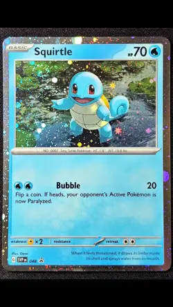 Pokemon 151 Cosmo Holo Promo Bulbasaur Charmander Squirtle SVP 046 047 048 - Image 2