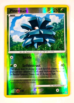 Pineco - Legends Awakened - Reverse Holo - 113/146 - Diamond & Pearl - Pokemon - Image 1