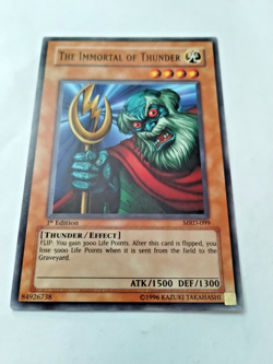 Yu-Gi-Oh! TCG The Immortal of Thunder Metal Raiders MRD-099 1st Edition Common - Image 2