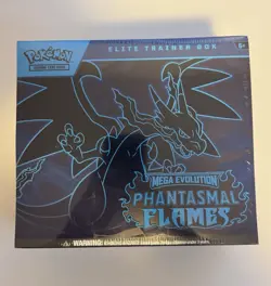 Pokemon Phantasmal Flames Elite Trainer Box New ETB Mega Evolution Sealed - Image 1