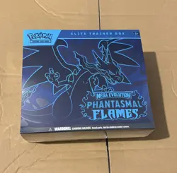 Pokemon TCG Mega Evolution Phantasmal Flames Elite Trainer Box ETB - Image 1