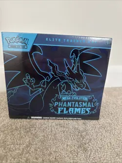 Pokemon Mega Evolution Phantasmal Flames Elite Trainer Box ETB - Image 1