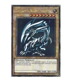 MP24-EN001 Blue-Eyes White Dragon : Quarter Century Secret Rare : 1st Ed YuGiOh - Image 1
