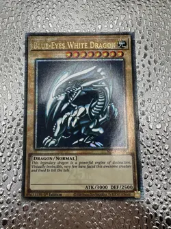 MP24-EN001 Blue-Eyes White Dragon Quarter Century Secret Rare : 1st Ed YuGiOh! - Image 1