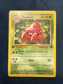 Parasect #41/64 Jungle 1st Ed Pokemon TCG - Image 1