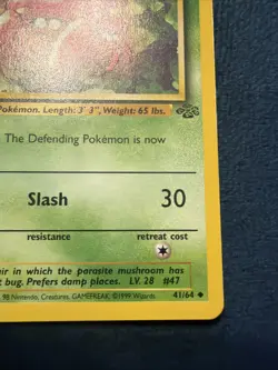 Parasect #41/64 Jungle 1st Ed Pokemon TCG - Image 4