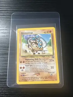 Hitmontop #37 Black Star Promo WOTC Vintage Pokemon - Image 1