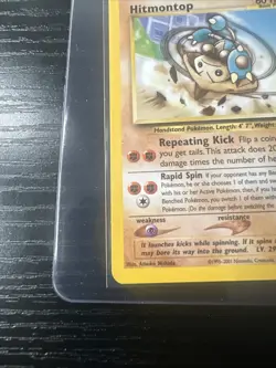 Hitmontop #37 Black Star Promo WOTC Vintage Pokemon - Image 2