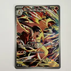 Pokemon TCG Ethan's Typhlosion 190/182 Destined Rivals Holo Illustration Rare - Image 1