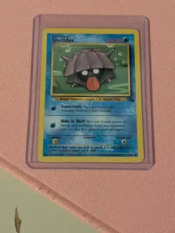 Shellder 54/62 Fossil Regular Common Unlimited Pokemon TCG NM Card Vintage - Image 1