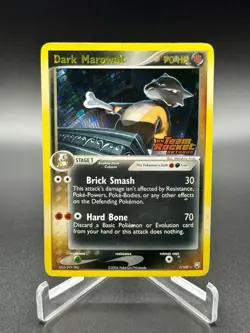 Pokemon TCG Dark Marowak 7/109 Team Rocket Returns Reverse Holo Moderate Play - Image 1