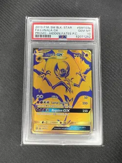 Pokemon 2019 SM FA Lunala GX Promo Hidden Fates Premium Collection SM103a PSA 10 - Image 1