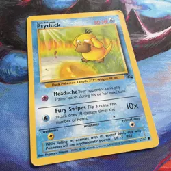 Pokemon TCG Psyduck Fossil 53/62 Regular MP. - Image 1