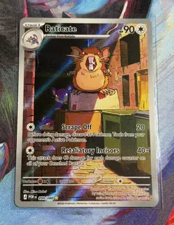 Pokemon TCG Raticate 99/88 Illustration Rare - Perfect Order - Pack Fresh! - Image 1