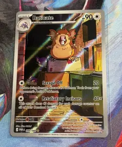 Pokemon TCG Raticate 99/88 Illustration Rare - Perfect Order - Pack Fresh! - Image 2