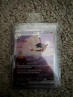 Pokemon TCG Charizard EX 199/165 Special Illustration Rare SV 151 - Image 1