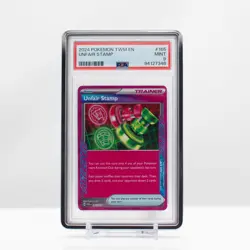 Pokemon 2024 Unfair Stamp #165 Twilight Masquerade Ace Spec - PSA 9 - Image 1