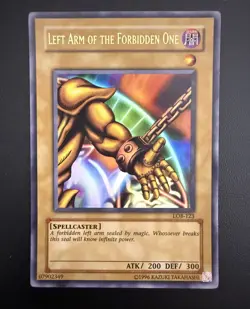 Yu-Gi-Oh! LOB-123 Left Arm of the Forbidden One x1 (Ultra Rare) - Image 1