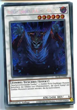 Yu-GI-OH Auferstandener Konig Ha Des Secret Rare BLCR-DE082 - Image 1
