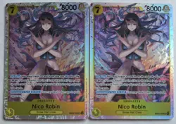 One Piece OPTCG English Nico Robin EB03-055 SR x2 - NM - Image 1