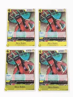 4X Nico Robin OP09-107 R One Piece TCG Foil Emperors in the New World NM - Image 1